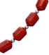Sterling Silver Coral 18-1/2" Bead Necklace KX121068